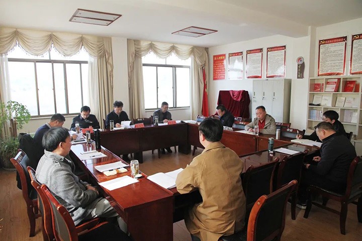 云煤（天博）集团指导组一行到后所煤矿公司指导年度民主生涯会