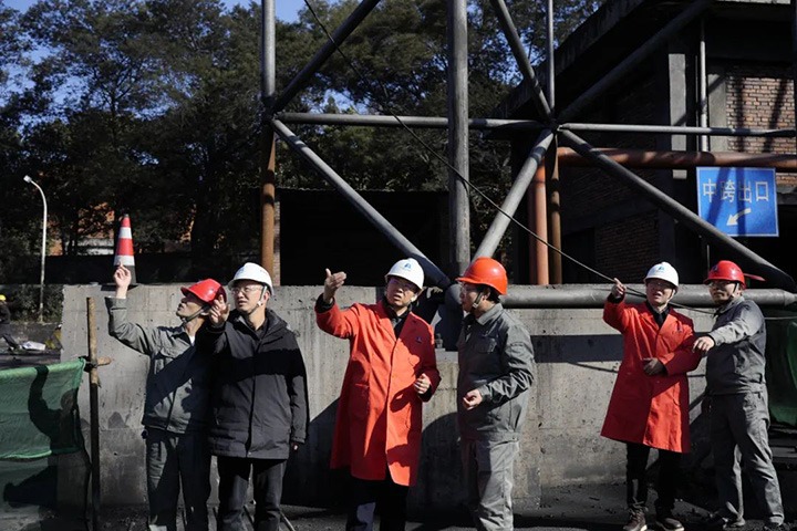 【聚焦云煤】云煤（天博）集团党委副书记、副董事长、总司理高建嵩一行到曲煤焦化公司开展调研